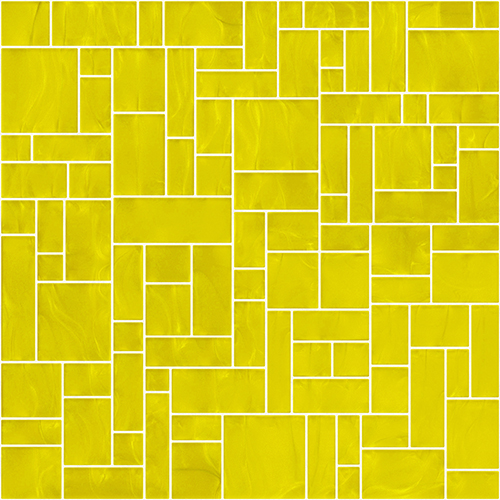 Pastilhas Rivesti Geométrico Amarelo Cedro 33 x 33 cm