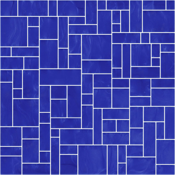 Pastilhas Rivesti Geométrico Azul Candombá 33 x 33 cm