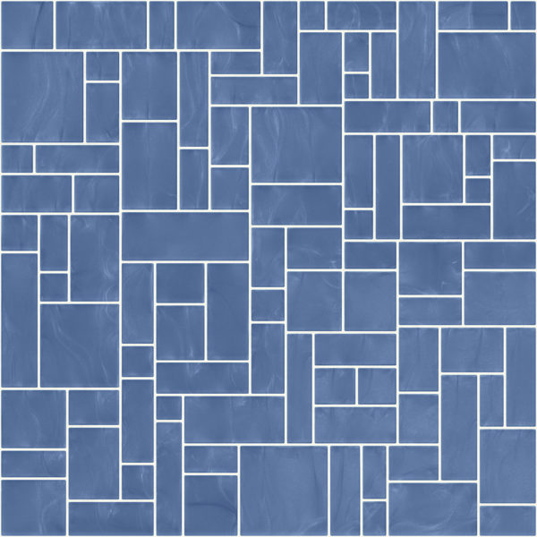 Pastilhas Rivesti Geométrico Azul Sucupira 33 x 33 cm