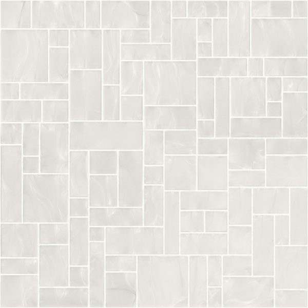 Pastilhas Rivesti Geométrico Branco Jarina 33 x 33 cm