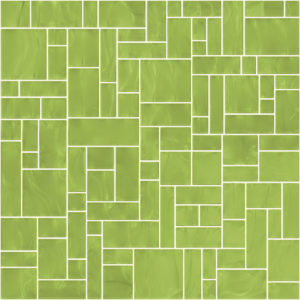 Pastilhas Rivesti Geométrico Verde Mandacaru 33 x 33 cm