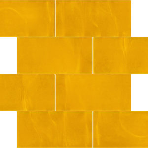 Pastilhas Rivesti Subway Amarelo Ipê 38,5 x 30,5 cm