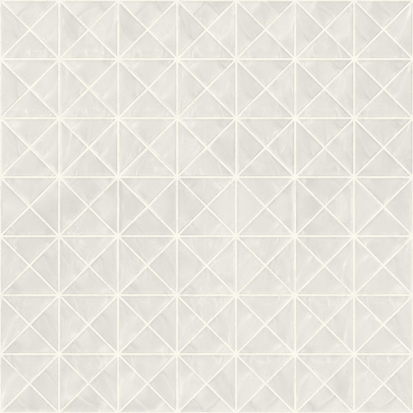 Pastilhas Rivesti Triangular Branco Jarina 33 x 33 cm